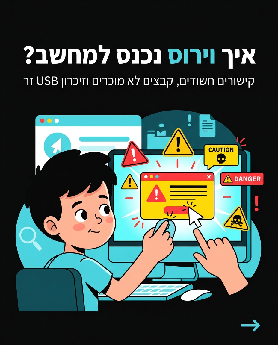 מה זה וירוס מחשב ואיך נמנעים